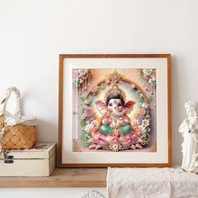 Load image into Gallery viewer, Diamond Painting - Partial Special Shaped - Ganesha Religion (30*30CM)