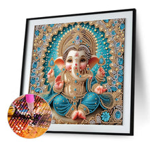 Load image into Gallery viewer, Diamond Painting - Partial Special Shaped - Ganesha Religion (30*30CM)