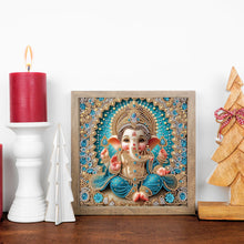Load image into Gallery viewer, Diamond Painting - Partial Special Shaped - Ganesha Religion (30*30CM)