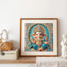 Load image into Gallery viewer, Diamond Painting - Partial Special Shaped - Ganesha Religion (30*30CM)