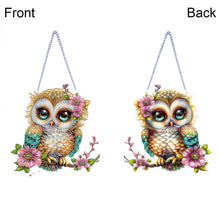 Load image into Gallery viewer, Acrylic Special Shape Love Beach Diamond Painting Hanging Pendant for Art Crafts