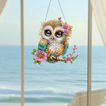 Load image into Gallery viewer, Acrylic Special Shape Love Beach Diamond Painting Hanging Pendant for Art Crafts