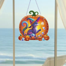 Load image into Gallery viewer, Acrylic Special Shape Love Beach Diamond Painting Hanging Pendant for Art Crafts
