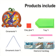 Load image into Gallery viewer, Acrylic Special Shape Love Beach Diamond Painting Hanging Pendant for Art Crafts