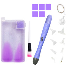Load image into Gallery viewer, 18Pcs/Set 5D DIY Diamond Painting Pick Up Pen Set with Light for DIY Arts Crafts