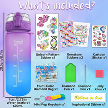 Load image into Gallery viewer, 600ml DIY Diamond Painting Water Cup Water Bottle Diamond Painting Kit for Girls