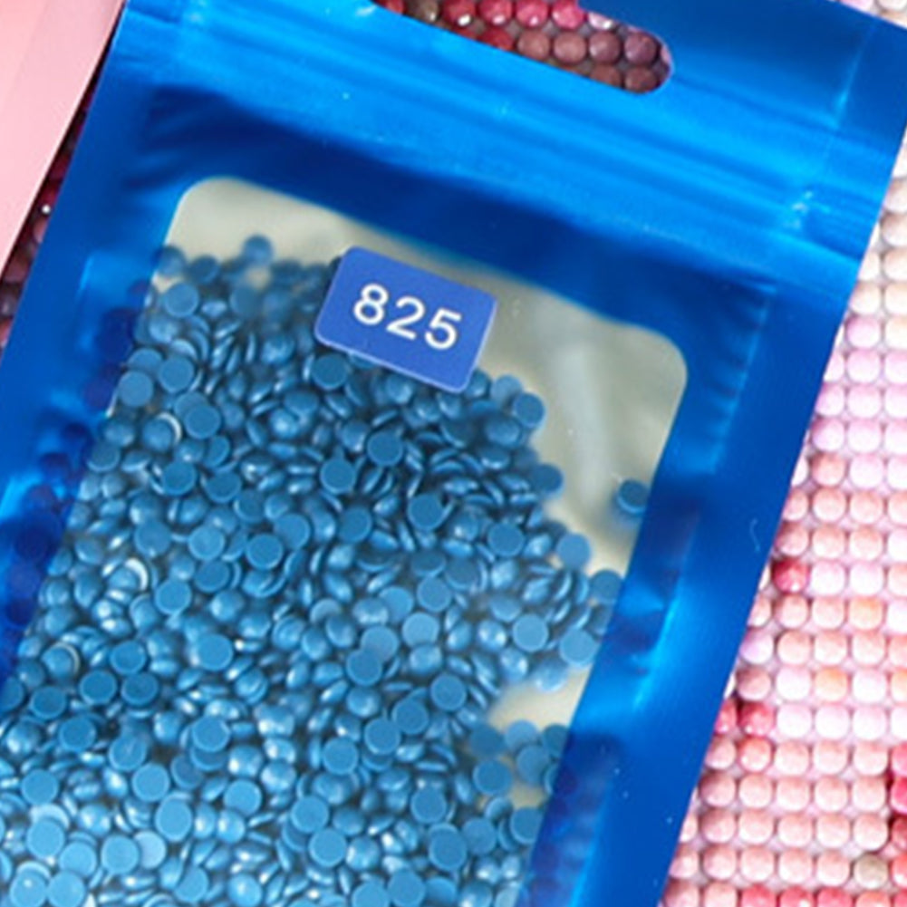 50pcs DIY Diamond Painting Tools Self Adhesive Bags for Craft Supplies Storage