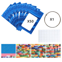 Load image into Gallery viewer, 50pcs DIY Diamond Painting Tools Self Adhesive Bags for Craft Supplies Storage