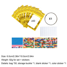 Load image into Gallery viewer, 50pcs DIY Diamond Painting Tools Self Adhesive Bags for Craft Supplies Storage