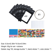 Load image into Gallery viewer, 50pcs DIY Diamond Painting Tools Self Adhesive Bags for Craft Supplies Storage