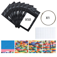Load image into Gallery viewer, 50pcs DIY Diamond Painting Tools Self Adhesive Bags for Craft Supplies Storage