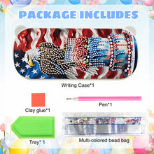 Load image into Gallery viewer, Diamond Painting Storage Box Independence Day Wooden Jewelry Case for Art Crafts