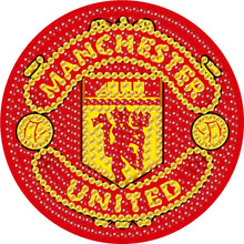 Load image into Gallery viewer, 6Pcs Wooden Football Club DIY Diamond Art Coaster Crafts with Rack for Beginners