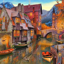 Load image into Gallery viewer, Diamond Painting - Full Round - Lake View House (40*40CM)