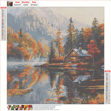 Load image into Gallery viewer, Diamond Painting - Full Round - Lake View House (40*40CM)