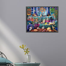 Load image into Gallery viewer, Diamond Painting - Full Round - Cat Party (50*40CM)