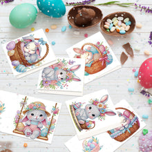Load image into Gallery viewer, 6pcs Easter Diamond Painting Greeting Cards DIY Handmade Arts Crafts for Easter