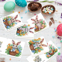 Load image into Gallery viewer, 6pcs Easter Diamond Painting Greeting Cards DIY Handmade Arts Crafts for Easter