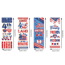Load image into Gallery viewer, 4Pcs Special Shaped Independence Day Diamond Painting Bookmark for Reading Lover