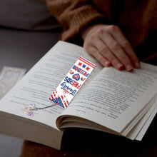 Load image into Gallery viewer, 4Pcs Special Shaped Independence Day Diamond Painting Bookmark for Reading Lover