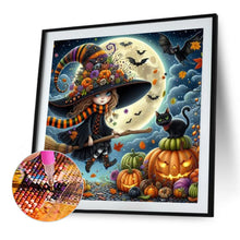 Load image into Gallery viewer, Diamond Painting - Full Square - Halloween Witch (40*40CM)