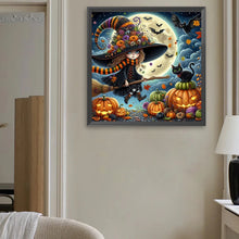 Load image into Gallery viewer, Diamond Painting - Full Square - Halloween Witch (40*40CM)