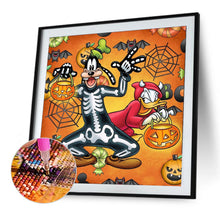 Load image into Gallery viewer, Diamond Painting - Full Square - Halloween Dog (40*40CM)