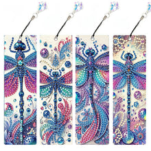 Load image into Gallery viewer, 4 Pcs Animal Diamond Painting Bookmarks Diamond Art Bookmarks for Book Lovers