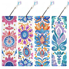 Load image into Gallery viewer, 4 Pcs Animal Diamond Painting Bookmarks Diamond Art Bookmarks for Book Lovers