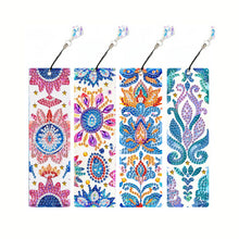 Load image into Gallery viewer, 4 Pcs Animal Diamond Painting Bookmarks Diamond Art Bookmarks for Book Lovers