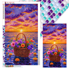 Load image into Gallery viewer, Diamond Painting - Full Round - Sunset Flower Basket (40*70CM)
