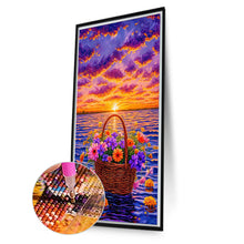 Load image into Gallery viewer, Diamond Painting - Full Round - Sunset Flower Basket (40*70CM)