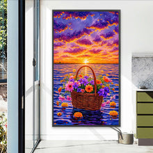 Load image into Gallery viewer, Diamond Painting - Full Round - Sunset Flower Basket (40*70CM)