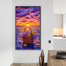 Load image into Gallery viewer, Diamond Painting - Full Round - Sunset Flower Basket (40*70CM)