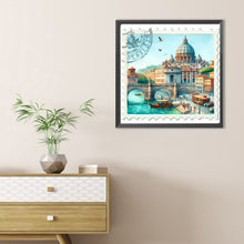 Load image into Gallery viewer, Diamond Painting - Full Round - Famous Buildings With Stamps (30*30CM)