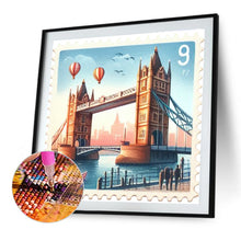Load image into Gallery viewer, Diamond Painting - Full Round - Famous Buildings With Stamps (30*30CM)