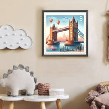 Load image into Gallery viewer, Diamond Painting - Full Round - Famous Buildings With Stamps (30*30CM)