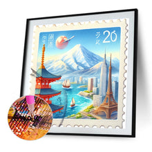 Load image into Gallery viewer, Diamond Painting - Full Round - Famous Buildings With Stamps (30*30CM)