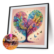 Load image into Gallery viewer, Diamond Painting - Partial Special Shaped - Butterfly Tree (30*30CM)