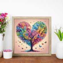 Load image into Gallery viewer, Diamond Painting - Partial Special Shaped - Butterfly Tree (30*30CM)