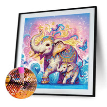 Load image into Gallery viewer, Diamond Painting - Partial Special Shaped - Elephant (30*30CM)