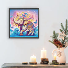Load image into Gallery viewer, Diamond Painting - Partial Special Shaped - Elephant (30*30CM)