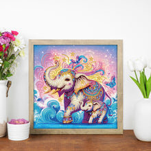 Load image into Gallery viewer, Diamond Painting - Partial Special Shaped - Elephant (30*30CM)