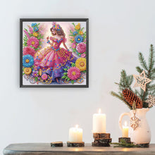 Load image into Gallery viewer, Diamond Painting - Partial Special Shaped - Princess (30*30CM)