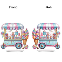 Load image into Gallery viewer, Acrylic Diamond Painting Tabletop Ornaments Kit for Home Office Desktop Decor