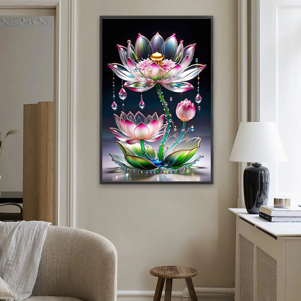 Diamond Painting - Full Square - Crystal Flowers (40*60CM)