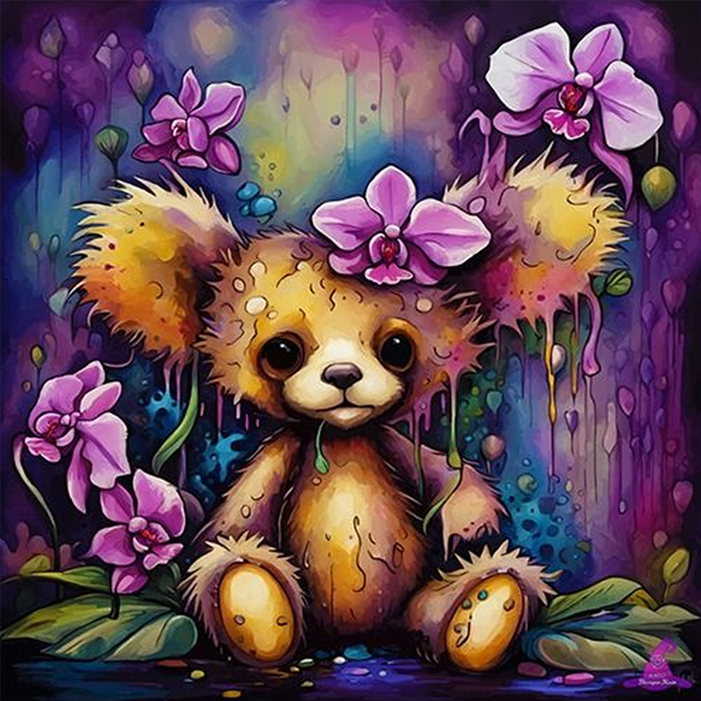 Diamond Painting - Full Square - Bear (40*40CM)
