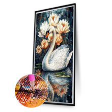 Load image into Gallery viewer, Diamond Painting - Full Square - Swan (40*70CM)