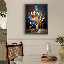 Load image into Gallery viewer, Diamond Painting - Full Round - Butterfly Golden Tree (30*40CM)