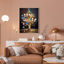 Load image into Gallery viewer, Diamond Painting - Full Round - Butterfly Golden Tree (30*40CM)